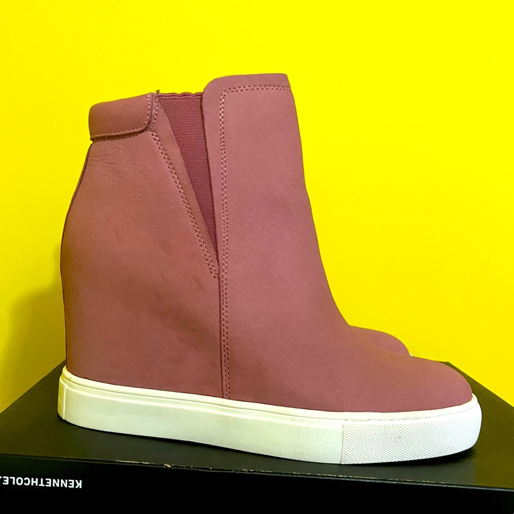 Kenneth Cole Kam Platform Wedge Sneaker 7.5